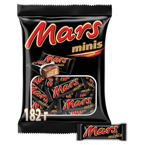 Шоколадные батончики MARS "Minis", 182 г, 2261 620277