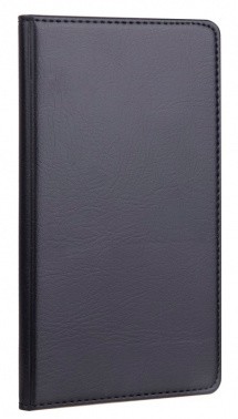 Блокнот Deli 175х95мм искусст. кожа 80л черный 7903