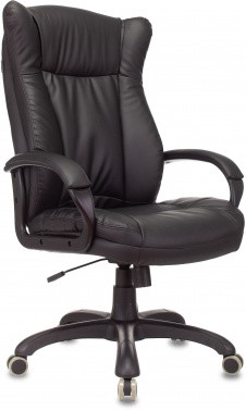 Кресло руководителя Бюрократ CH-879N черный эко.кожа крестов. пластик 1535167