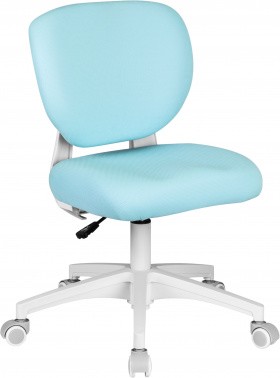Кресло детское Cactus CS-CHR-3594BL голубой крестов. пластик белый 1896101