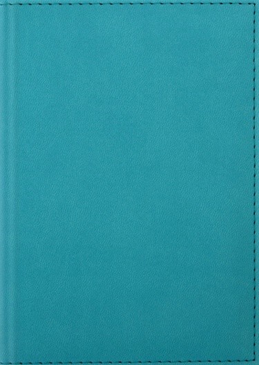 Ежедневник недатированный фА6 256стр.., обл. кож. зам., "Sorrento" Бирюзовый, Planograf С1862-75