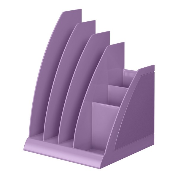 Подставка для бумаг пластиковая ErichKrause Regatta, Pastel Bloom, фиолетовый 61492