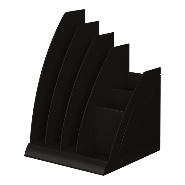 Подставка для бумаг пластиковая ErichKrause Regatta, Classic, черный 59738