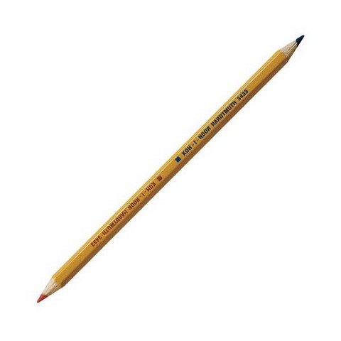Карандаш Koh-I-Noor 2цв. Blue-Red Star 3433