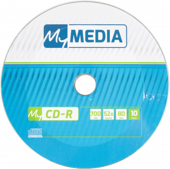 Диск CD-R MyMedia 700Mb 52x Pack wrap (10шт) (69204) 1545327