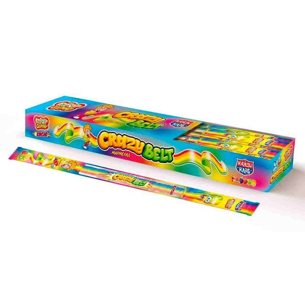 Мармелад CRAZY GUMMY CRAZY BELT кислые ремешки тутти-фрутти 15гр (54) / 2026-01-01 06302