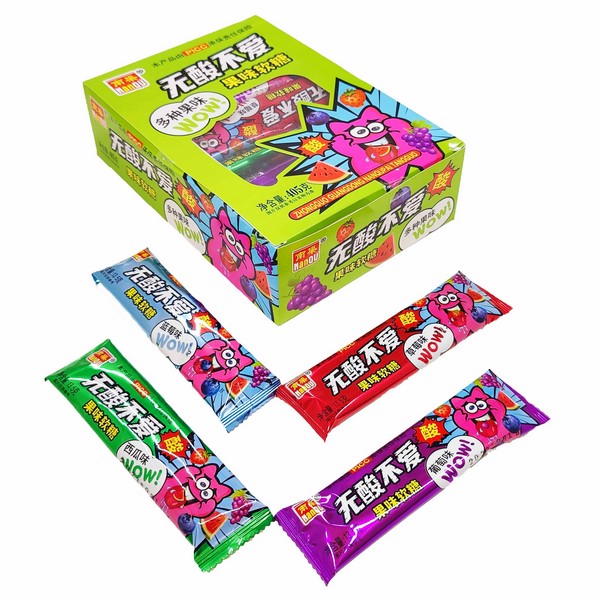 Жевательные конфеты NanQU ассорти вкусов 13,5гр (30шт в блоке) 