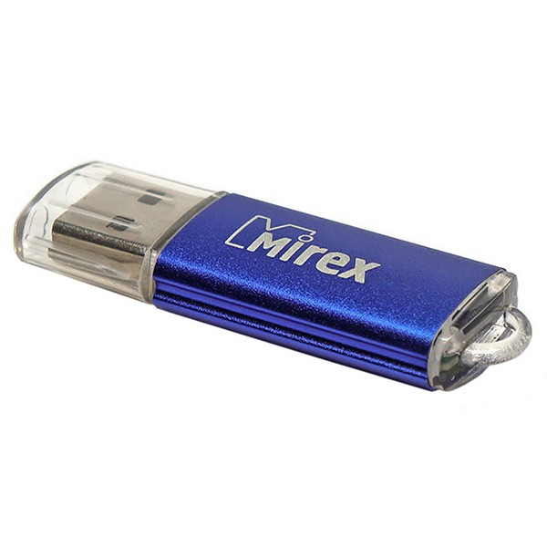Флешка Mirex UNIT AQUA, 32 Гб, USB2.0, чт до 25 Мб/с, зап до 15 Мб/с, синяя 2891050 2891050    