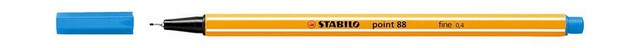Ручка капил. Stabilo point-88 ультрамарин 0,4мм - популярная ручка для офиса (10) 88/32