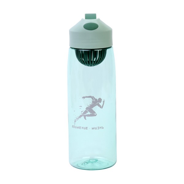 Бутылка для воды "Движение - жизнь", 550 мл, зеленая  9932549 9932549    