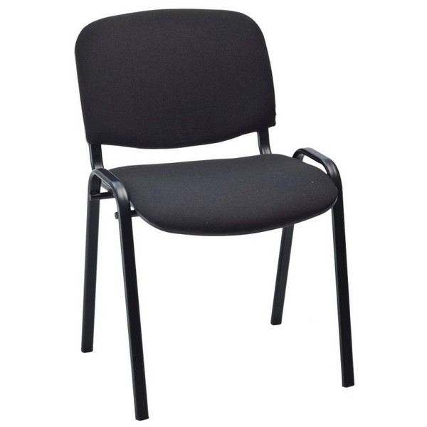 Стул FA_EChair Rio(ИЗО) черн, ткань черная С-11/ТК-1 1332052