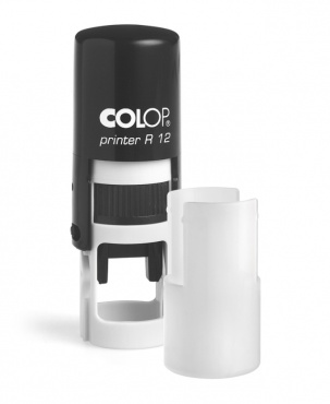 Оснастка для штампа Colop Printer R 12, 3 стр., черная, пластмассовая, d12мм R 12