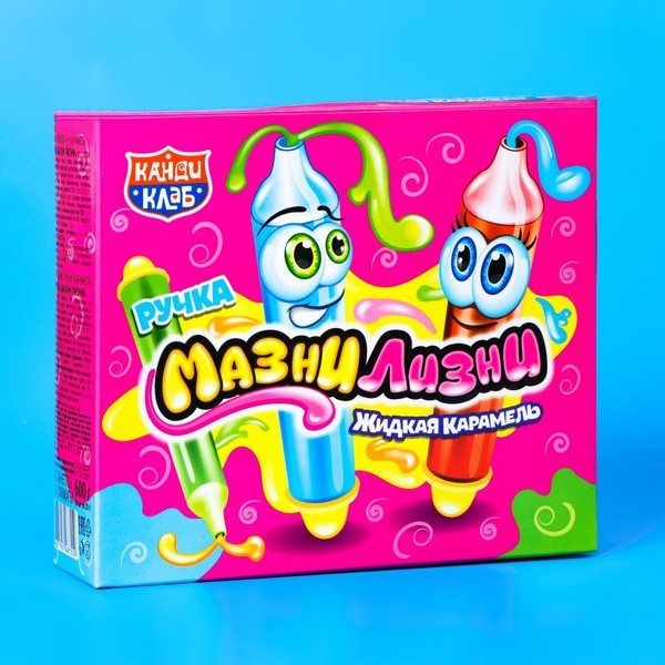 Жидкая карамель «РУЧКА МАЗНИ ЛИЗНИ» ассорти 20гр 10026486 