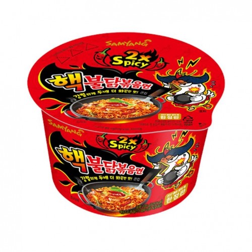 Экстра острая лапша со вкусом курицы 2хSpicy Samyang, Корея, 105 г
