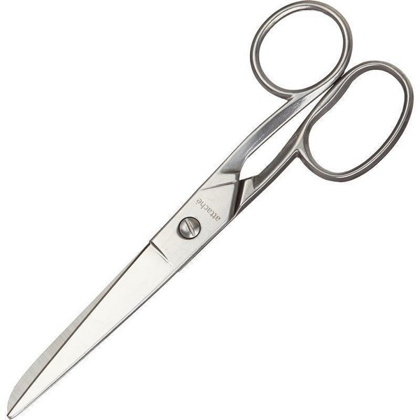 Ножницы Attache Metal 175 мм, ассиметричные ручки, цельнометаллические 843587