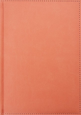 Ежедневник недатированный фА5 256стр., обл. кож. зам., "Sorrento" персиковый, Planograf С2616-215