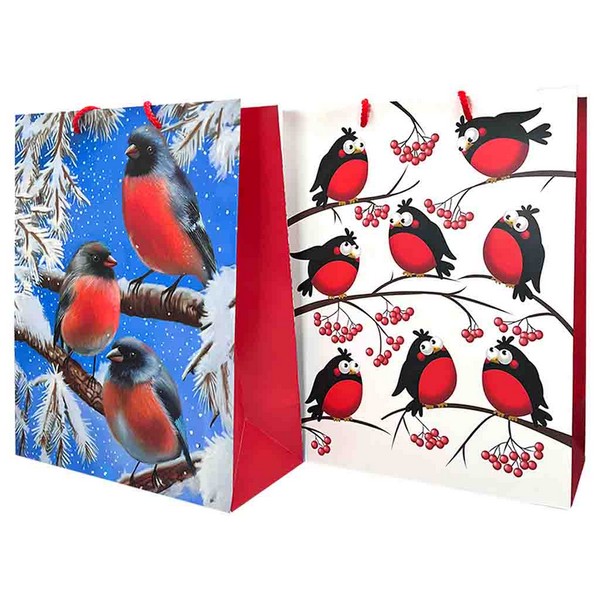 Пакет ламинированный СНЕГИРИ 26*32 , 210гр/м2, Centrum 71379