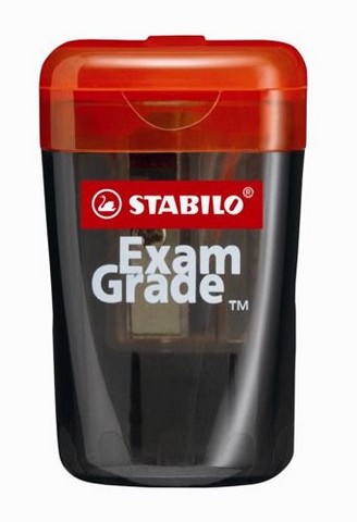 Точилка Stabilo Exam Grade с прозрачным контейнером  4518/48Е