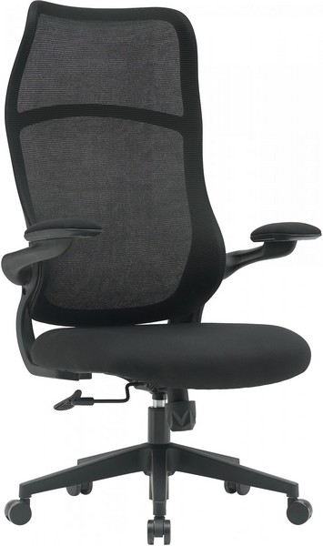 Кресло Cactus CS-MC505-BK черный сиденье черный сетка/ткань крестов. пластик 
