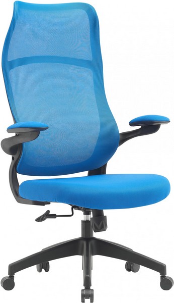 Кресло Cactus CS-MC505-BL темно-синий сиденье темно-синий сетка/ткань крестов. пластик 
