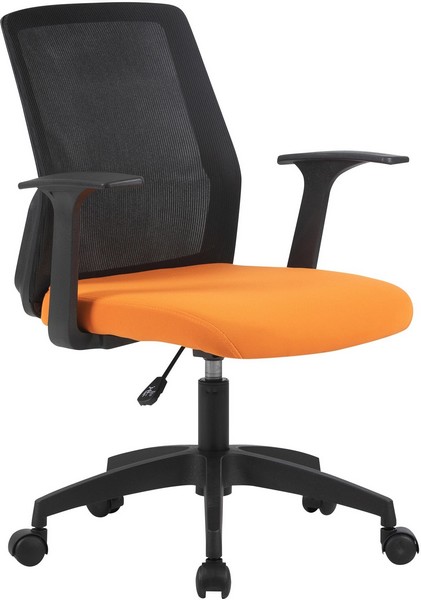 Кресло Cactus CS-MC222-BKOR черный сиденье оранжевый 