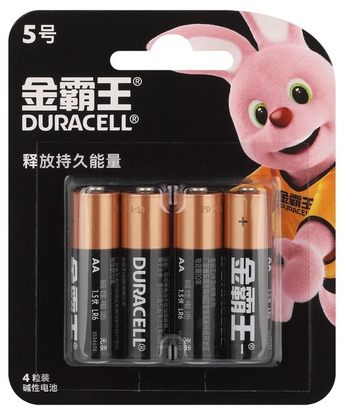 Батарейки Duracell АА алкалиновые, пальчиковые 1,5v 4 шт. LR6-4BL Basic (CN) (4/48/288) LR6-4BL Basic (CN)