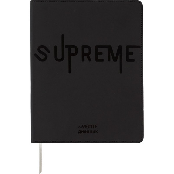 Дневник "deVENTE. Supreme" универсальный блок, 48 листов, белая бумага 80 г/м?, печать в 1 краску, гибкая обложка из искусственной кожи, выборочный лак, отстрочка, 1 ляссе 2020530