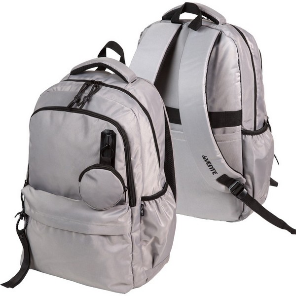 Рюкзак "deVENTE. Street Style" подростковый 48x31x17 см (25 л) 700 г, влагостойкий нейлон, 2 отделения на молнии, одно с уплотненным отделением для ноутбука до 17 дюймов и книг, 2 передних кармана на молнии, кошелек, уплотненная спинка и уплотненные лямки, багажная лента 7036515