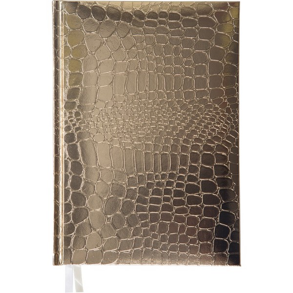 Ежедневник датированный 2026 "Attomex. Arkona" A5 (145 ммx205 мм) 336 стр, белая бумага 70 г/м2, печать в 1 краску, твердая обложка из бумвинила с поролоном, 1 ляссе, в термоусадочной пленке, золотистый 2332641