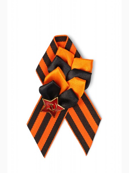 Брошь - георгиевская лента с колоском "С Днём Победы 1941-1945" к 9 мая 10787638 10787638   
