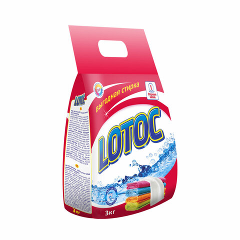 Стиральный порошок для всех типов стирки 3 кг LOTOC Color (НЗБХ) 608665