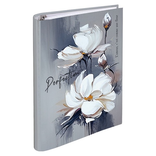 Тетрадь на кольцах А5 (170x215 мм) со сменным блоком "deVENTE. Perfection" 120 листов, блок офсет 60 г/м? в клетку, обложка твердый переплет 7БЦ, цветная печать, матовая ламинация, термоусадочная пленка 2057517