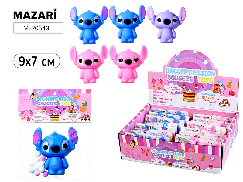 Игрушка-антистресс УШАСТИК 9х7 см, ОПП-упаковка M-20543