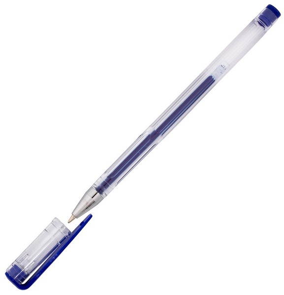 Ручка гелевая Workmate синяя, толщина линии 0,5мм, диаметр шарика 0,7мм 14-1490