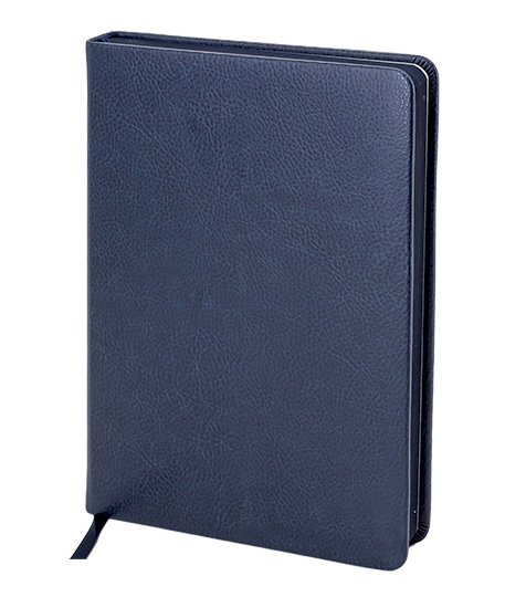 Ежедневник датированный 2026 Qredo "Dublin" фА5, 168 листов, иск.кожа, темно-синий 15-8323
