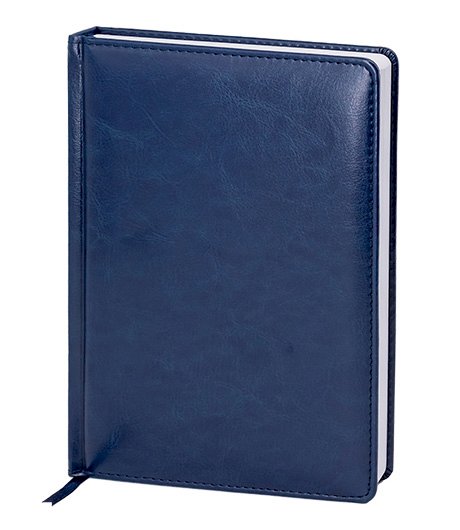 Ежедневник датированный 2026 Qredo "Nebraska" фА5, 168 листов, иск.кожа, темно-синий 15-8143