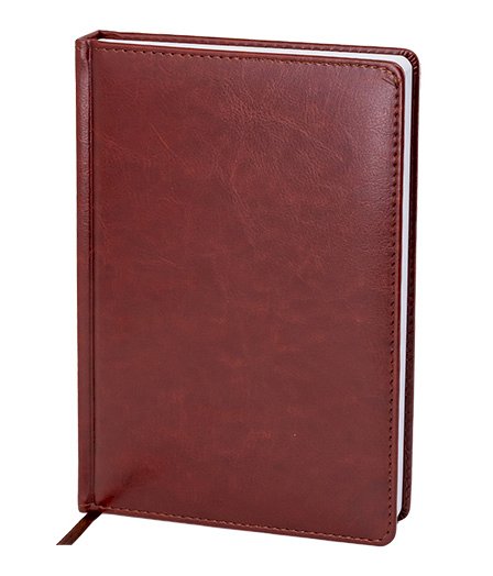 Ежедневник датированный 2026 Qredo "Nebraska" фА5, 168 листов, иск.кожа, коричневый 15-8145