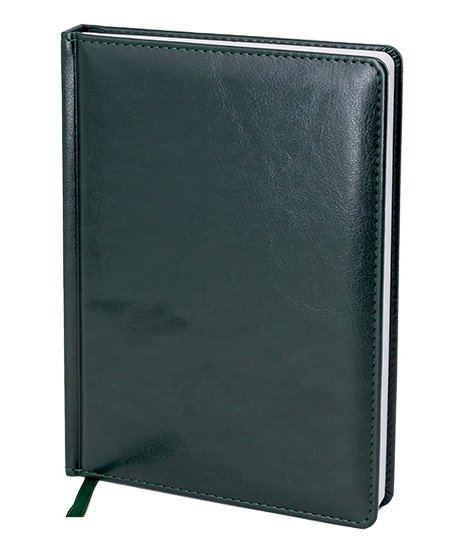 Ежедневник датированный 2026 Qredo "Nebraska" фА5, 168 листов, иск.кожа, темно-зеленый 15-8147