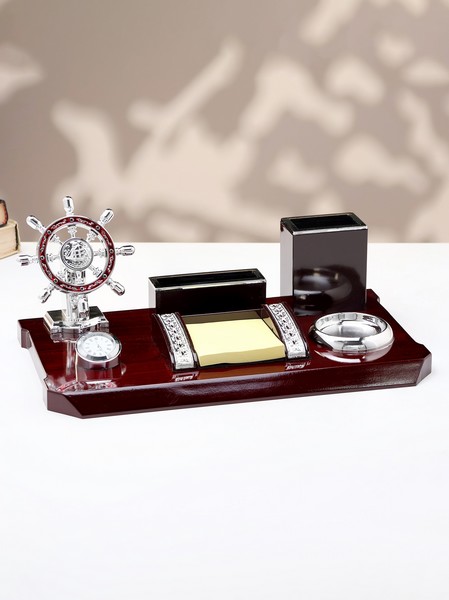 Набор настольный 6в1 с визитницей, красное дерево    5113946 5113946    