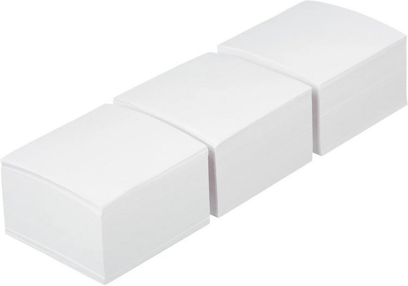 Кубарик для записей ATTACHE запасной 9х9х5 белый блок 80г, 3штуки/спайка 1098645