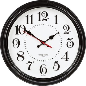 Часы настенные Troyka модель88, диаметр 310мм, пластик 88880882 1049295