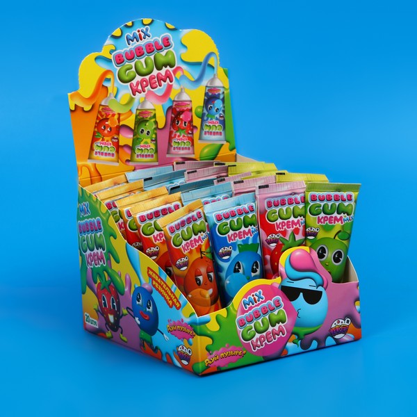 Жевательная резинка «Дуй пузырь! Bubble gum крем MIX», 22 г 10412352 10412352   