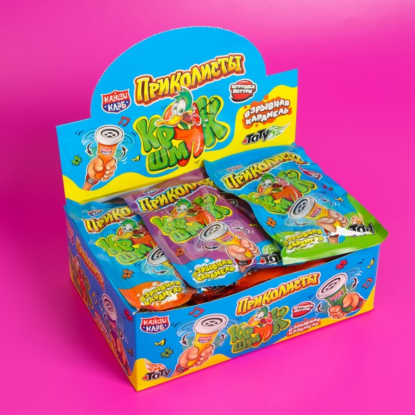 Взрывная карамель с игрушкой и татуировкой "Приколисты. Кряк-шмяк" 1г 10546718 10546718