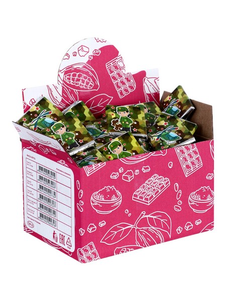 Шоколадка "23 февраля" 5г 10856005 10856005   