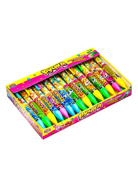 Сахарное драже с жидкой карамелью «Ручка» ассорти 8г 10893177 10893177