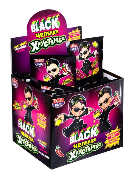 Хрустящее сахарное драже "Хрустямба. Black Челендж" 10г 10977074 10977074