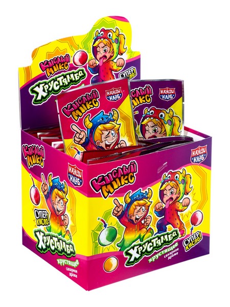 Хрустящее сахарное драже "Хрустямба. Кислый Микс" 10г 10977075 10977075   