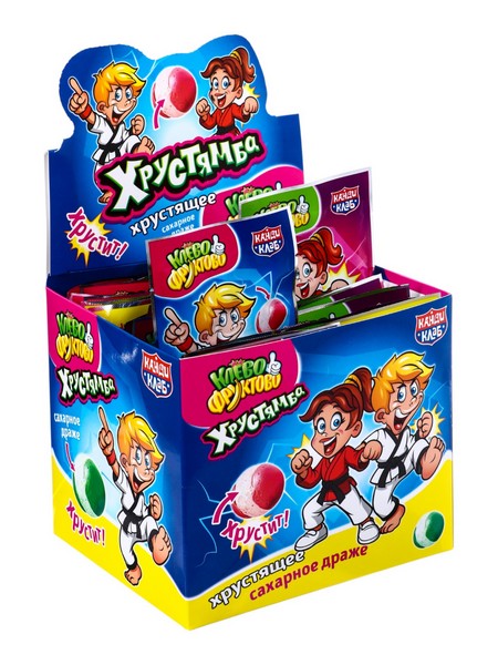 Хрустящее сахарное драже "Хрустямба. Клёво-Фруктово" 10г 10977076 10977076   