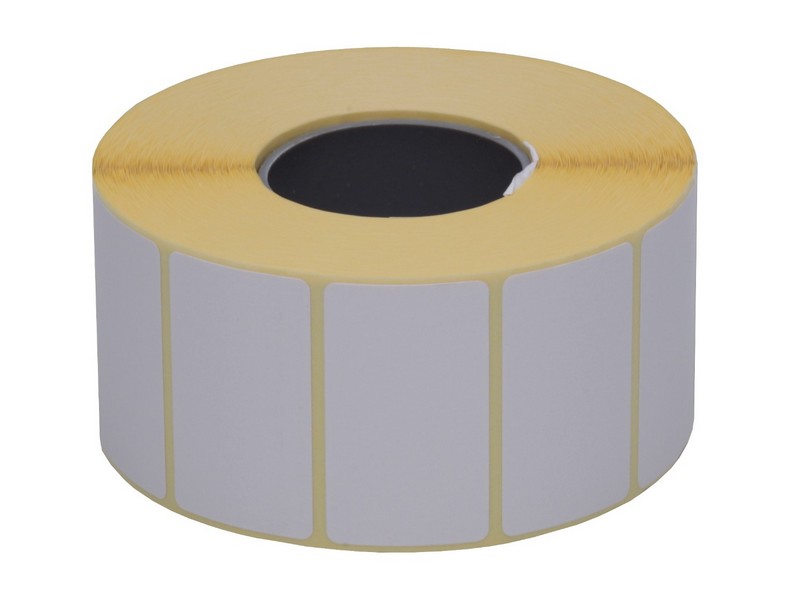 Самоклеящаяся термоэтикетка без препринта 43х25/40 (60) 43*25/40-1000 Т.ЭКО (00000 т)