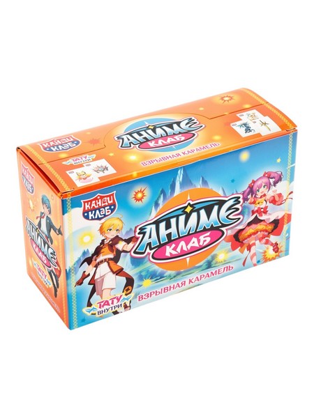 Взрывная карамель с татуировкой "Аниме Клаб" 2гр 10984585 10984585   